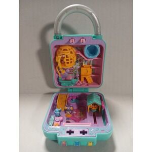 Shopkins Poly Pocket‎ Lil Secrets Pretty Paws Pet Salon Lock Box Complete Set